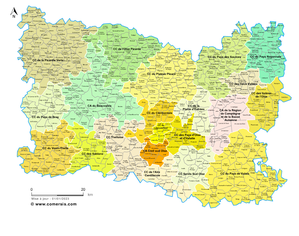 Carte zone intervention